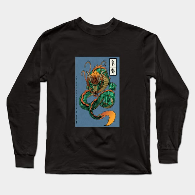 The Dragon Emperor Long Sleeve T-Shirt by IggyMonster